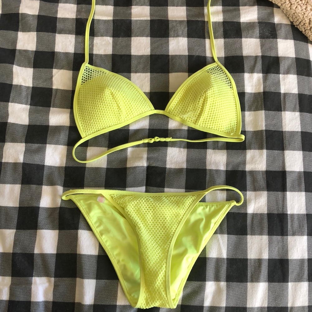 Neon Yellow Victoria Secret Bikini